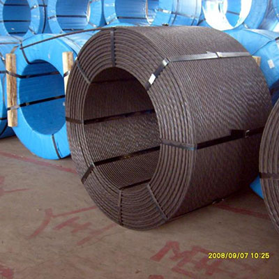 15.24mm适用范围广绝缘镀锌钢绞线松弛性能好